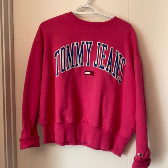 Pink Tommy Hilfiger Crew
